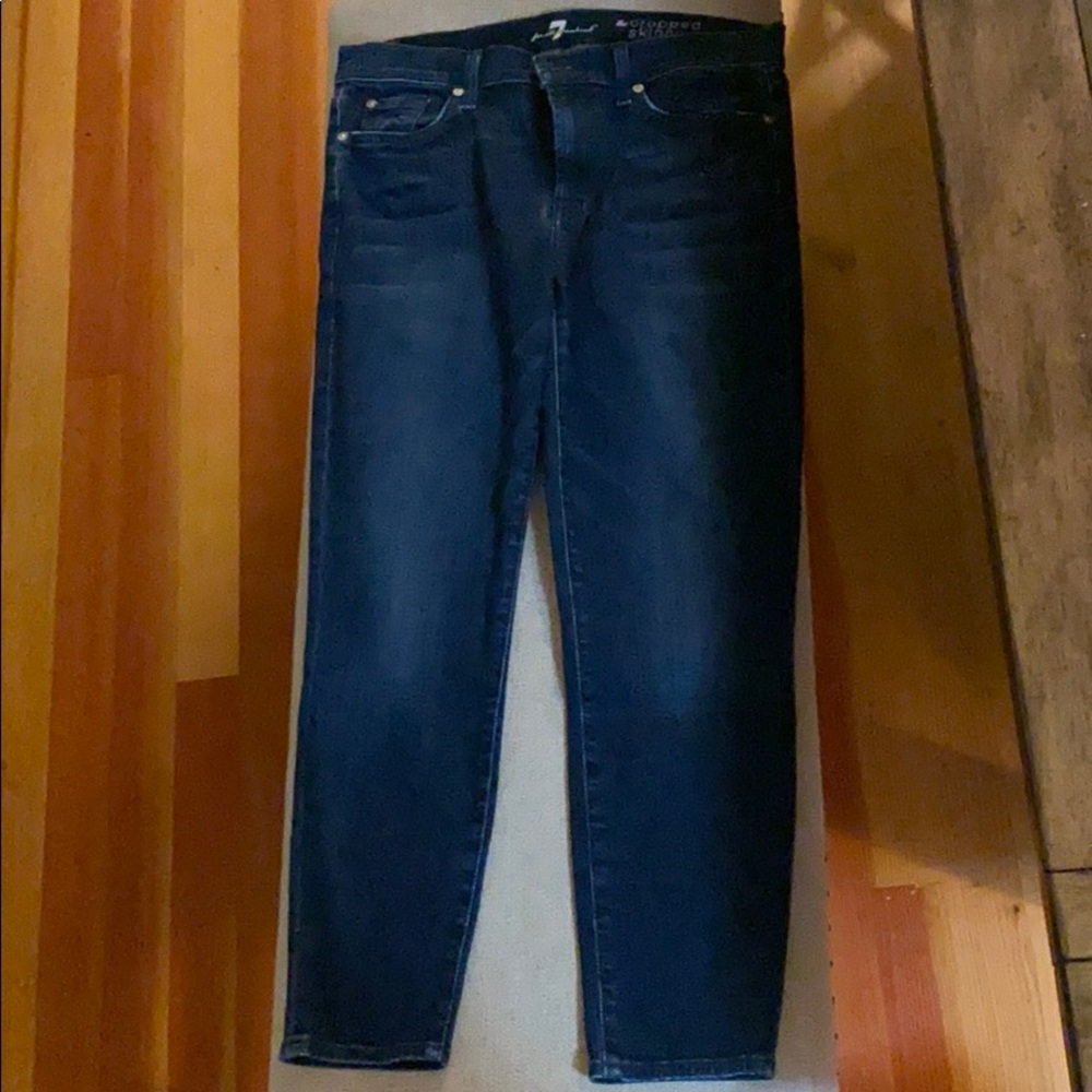 Seven for all mankind the cropped skinny jean